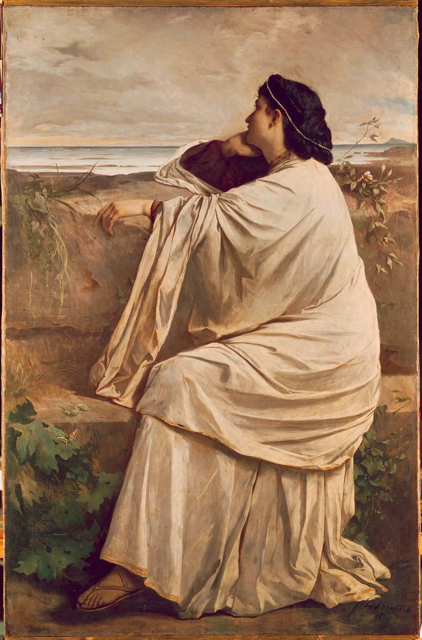 Iphigenia (olie på lærred) af Anselm Feuerbach