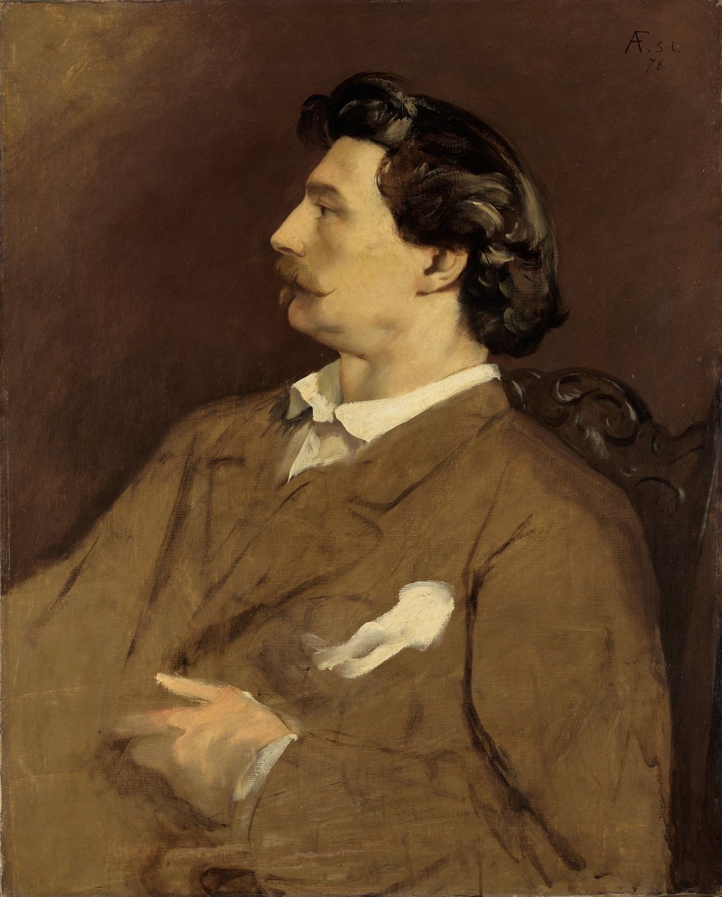 Selvportræt af Anselm Feuerbach