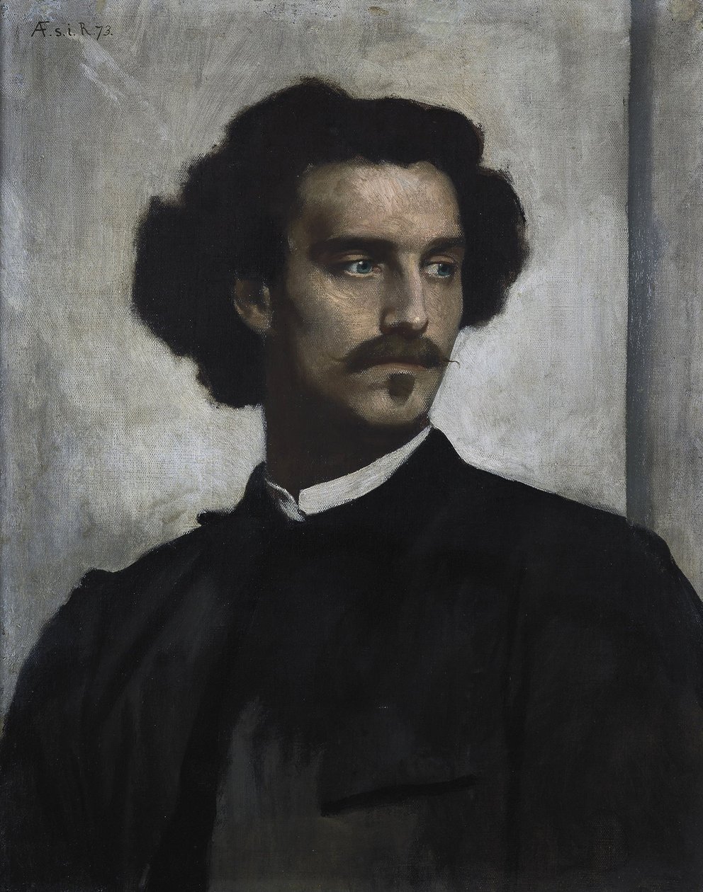 Selvportræt, 1873 af Anselm Feuerbach
