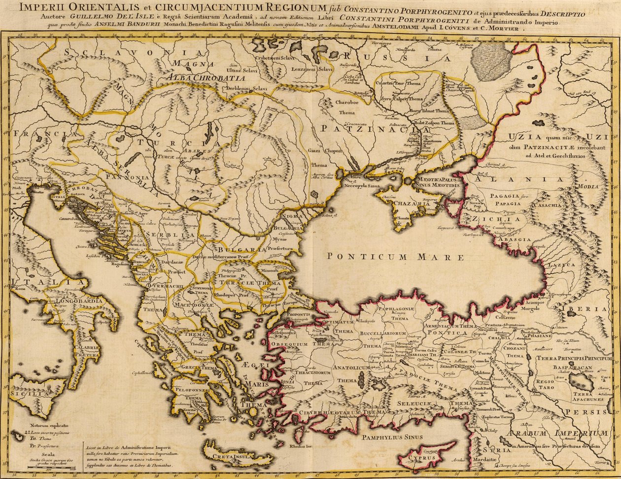 En beskrivelse af det østlige imperium og de omkringliggende regioner under Constantine Porphyrogenitus og dets forgængere af Anselmo Maria Banduri
