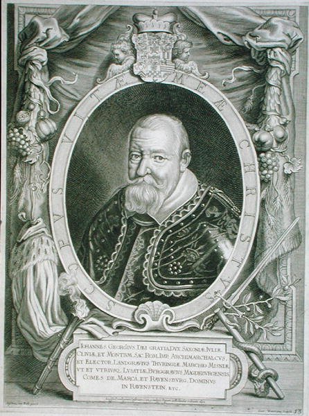 John George I (1585-1656) Kurfyrst af Sachsen, fra 