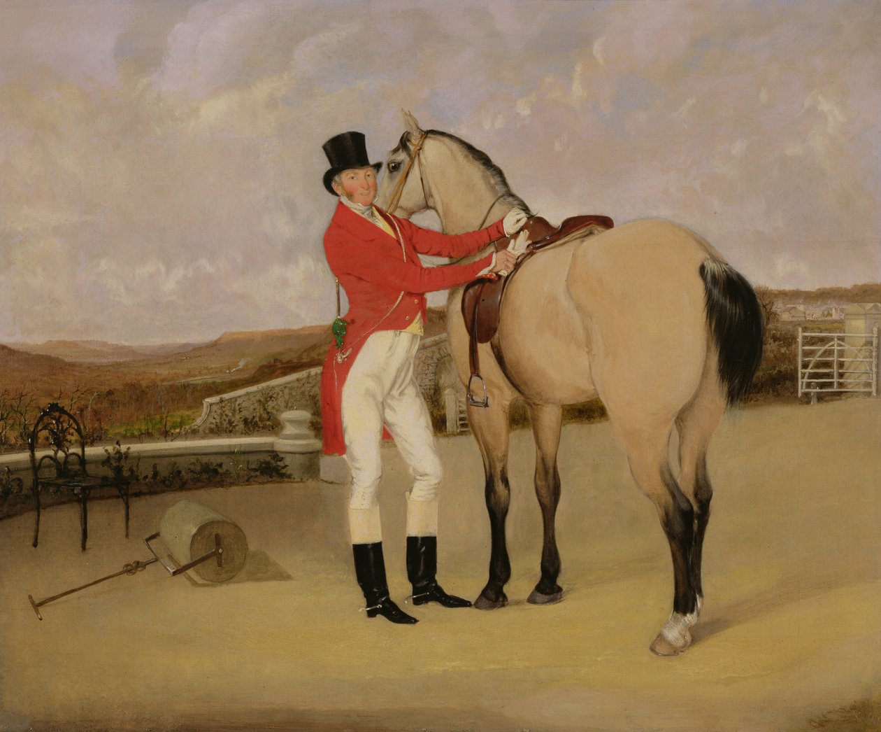 James Taylor Wray fra Bedale Hunt med sin Dun Hunter af Anson A. Martin