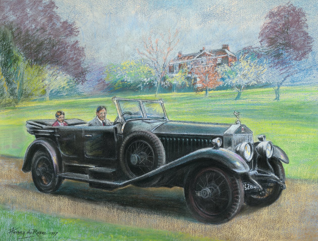 1927 Rolls Royce ejet af H V Durose, Warwickshire af Anthea Durose
