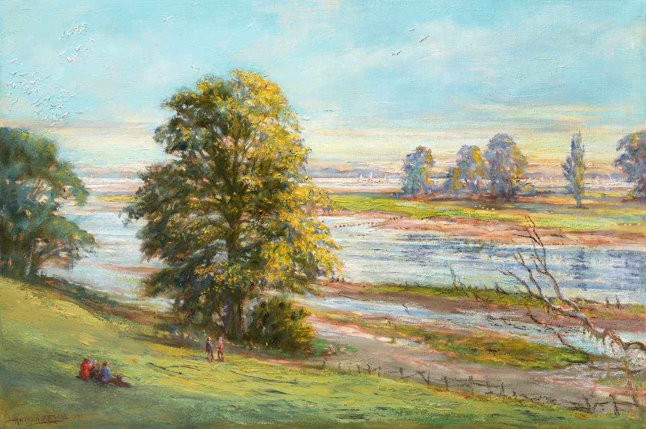 Martlesham Creek nær Woodbridge, Suffolk af Anthea Durose