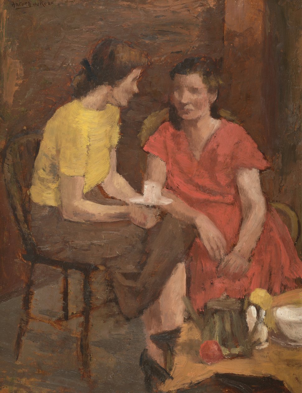 Tea-Break (olie om bord) af Anthea Durose