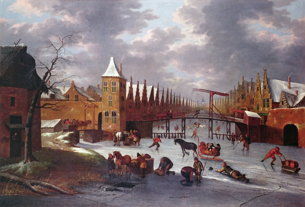 Amsterdam byport af Anthonie Beerstraten