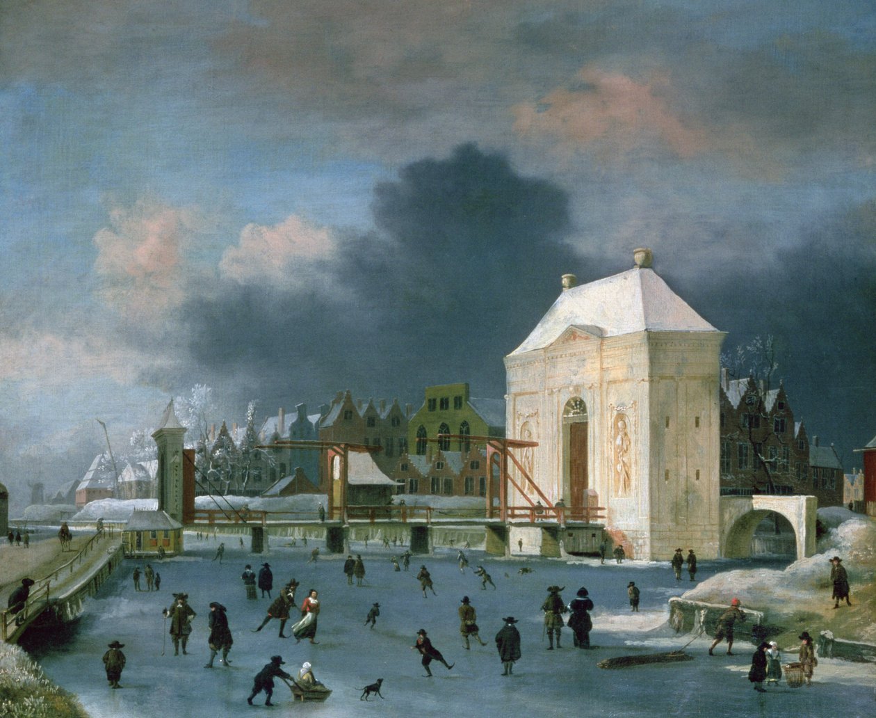 Byport ved Leiden af Anthonie Beerstraten