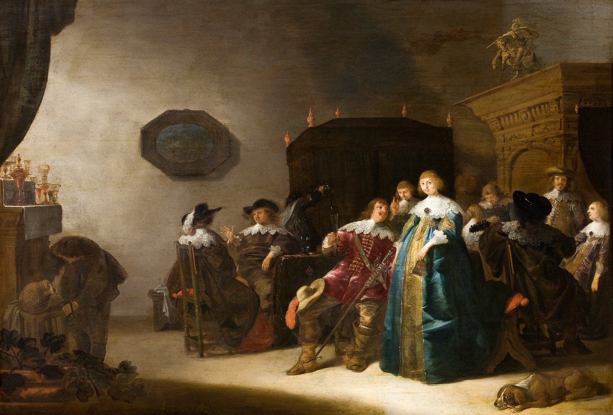 Et lyst selskab af Anthonie Palamedes