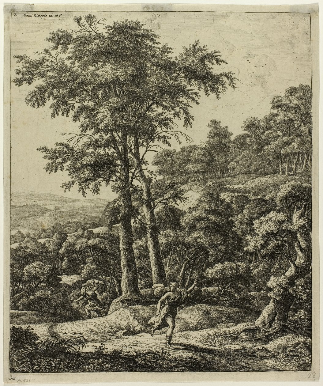 Apollo og Daphne af Anthonie Waterloo