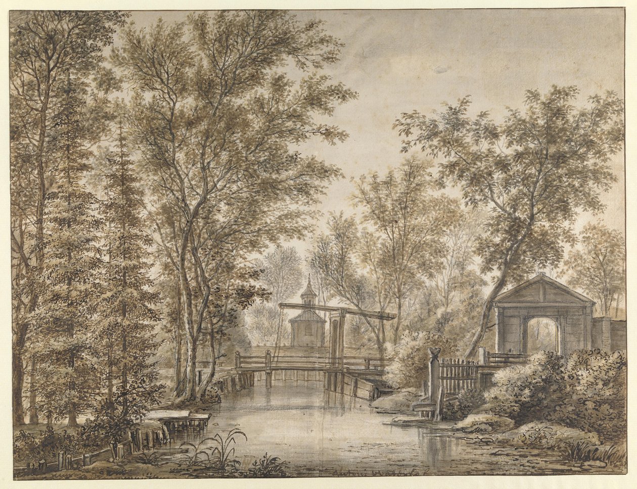 Vindebroen ved Spruytenburg af Anthonie Waterloo
