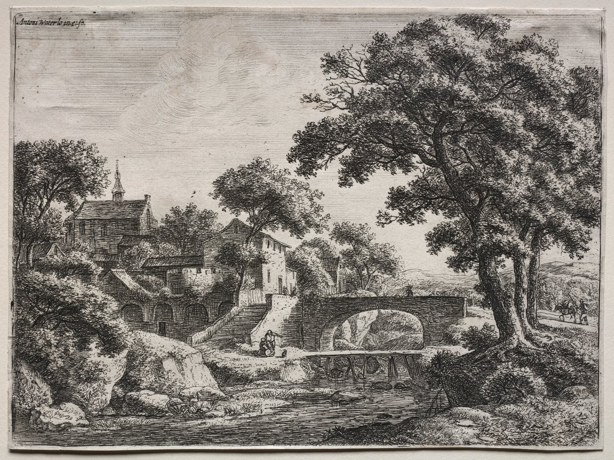 Tolv landskaber (H.95-106): De to broer af Anthonie Waterloo