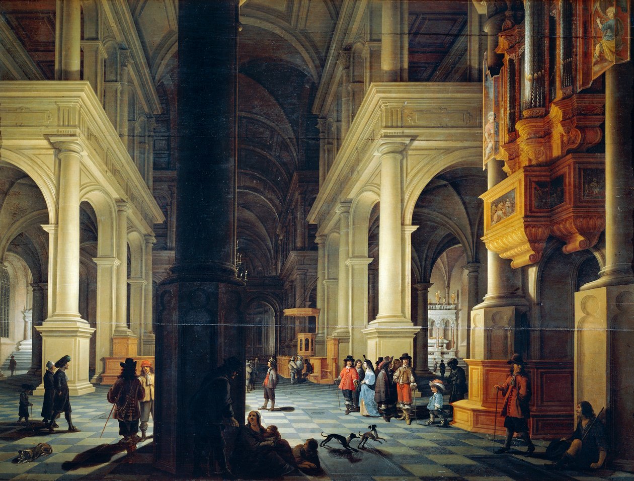 Temppelin sisustus, Anthonie De Lorme (noin 1610-1673) af Anthonie de Lorme