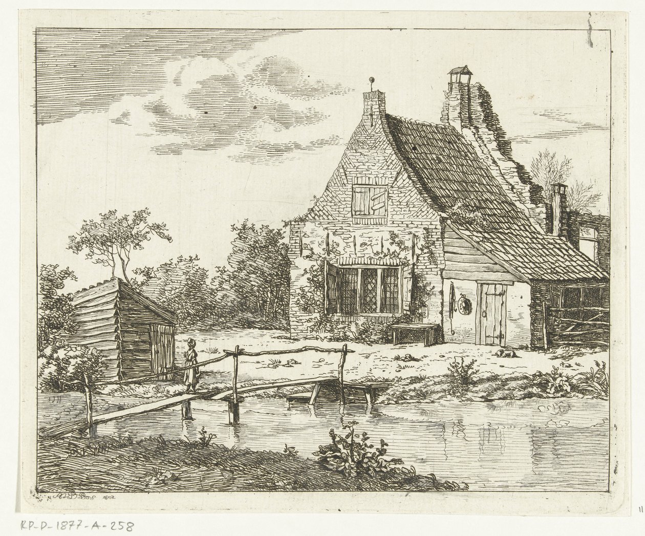 Hus Snaatburg i Maarssen af Anthonie van den Bos