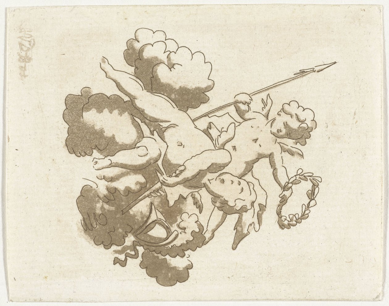 to putti af Anthonie van den Bos
