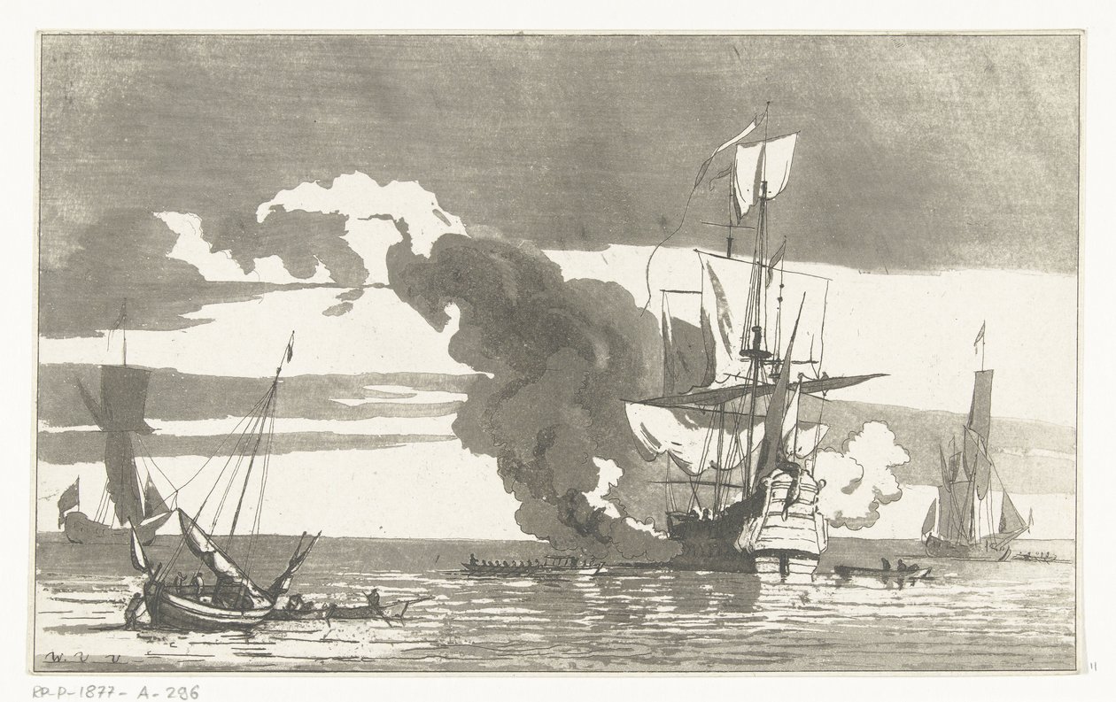 søslag af Anthonie van den Bos