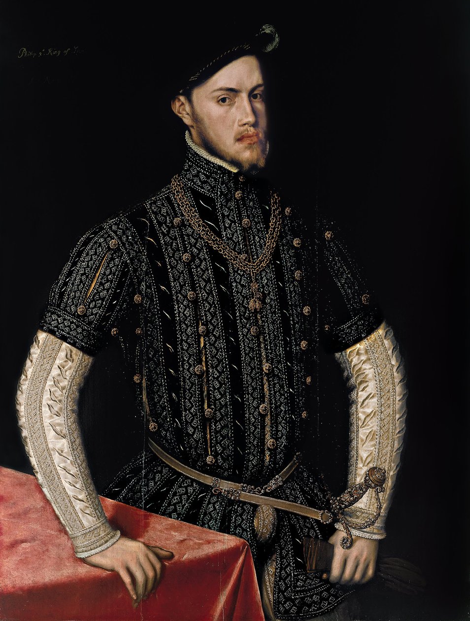 Portræt af Filip II af Anthonis Mor
