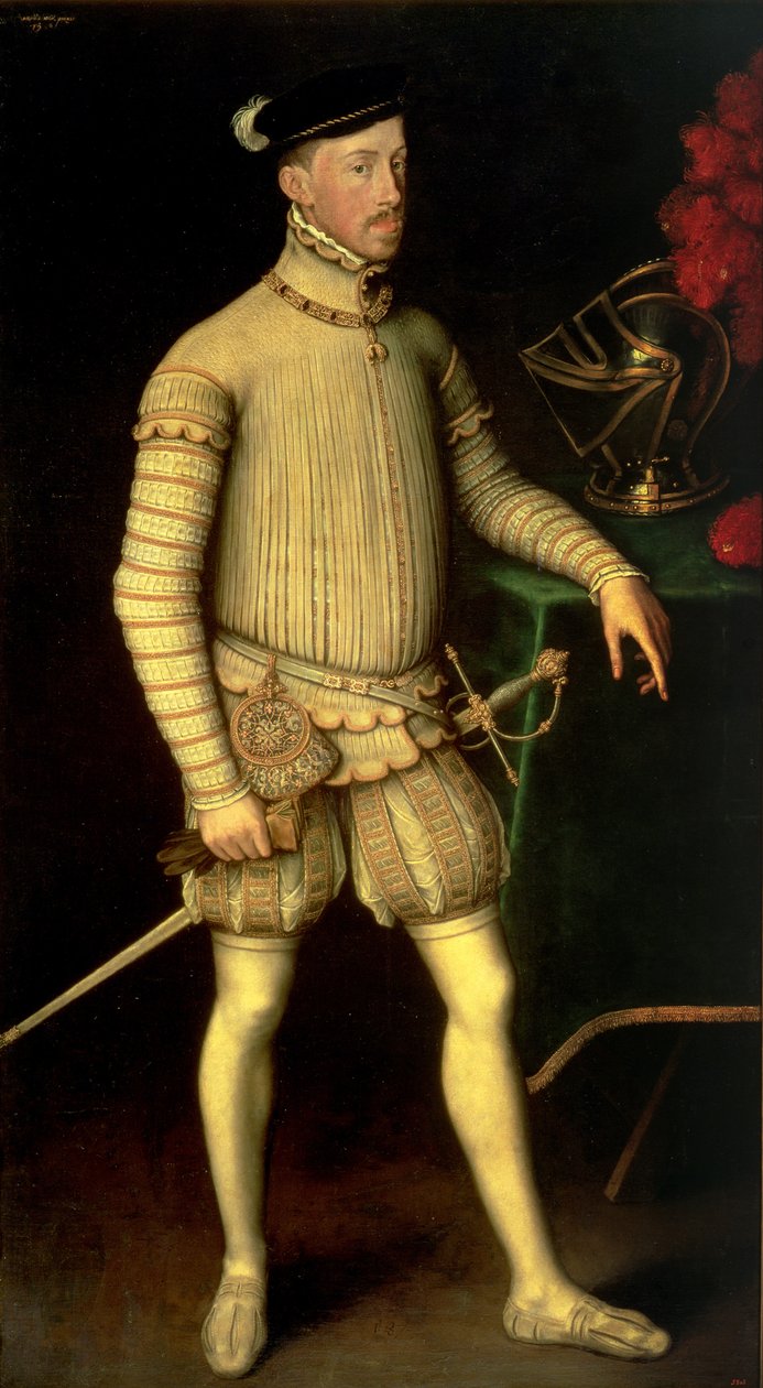 Portræt af kejser Maximilian II (1527-76) 1557 af Anthonis van Dashorst Mor