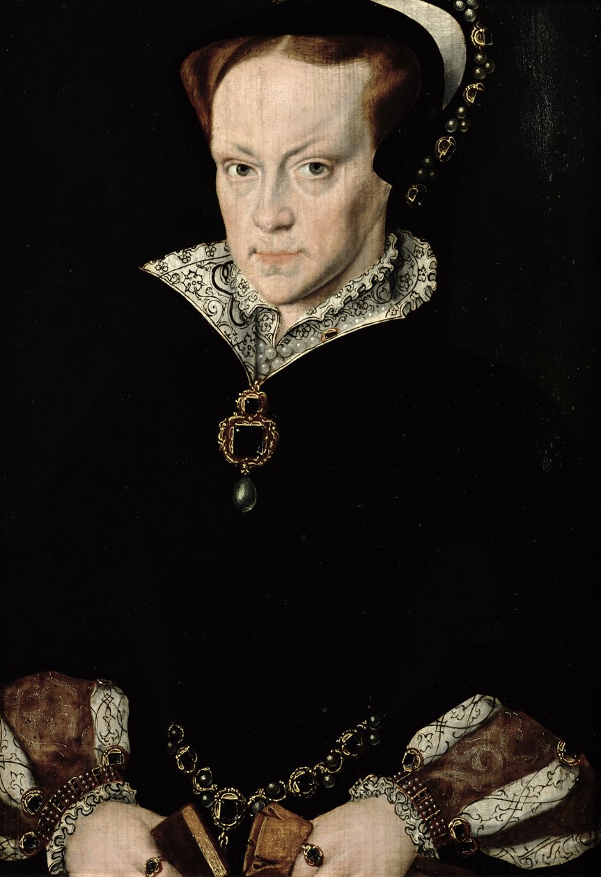 Dronning Mary I (1516-58) af England af Anthonis van Dashorst Mor