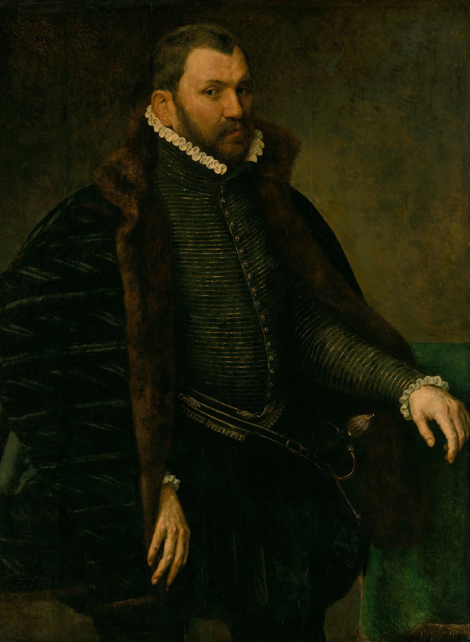 Portræt af en mand af Anthonis van Dashorst (c.1519 1576/77) (circle of) Mor