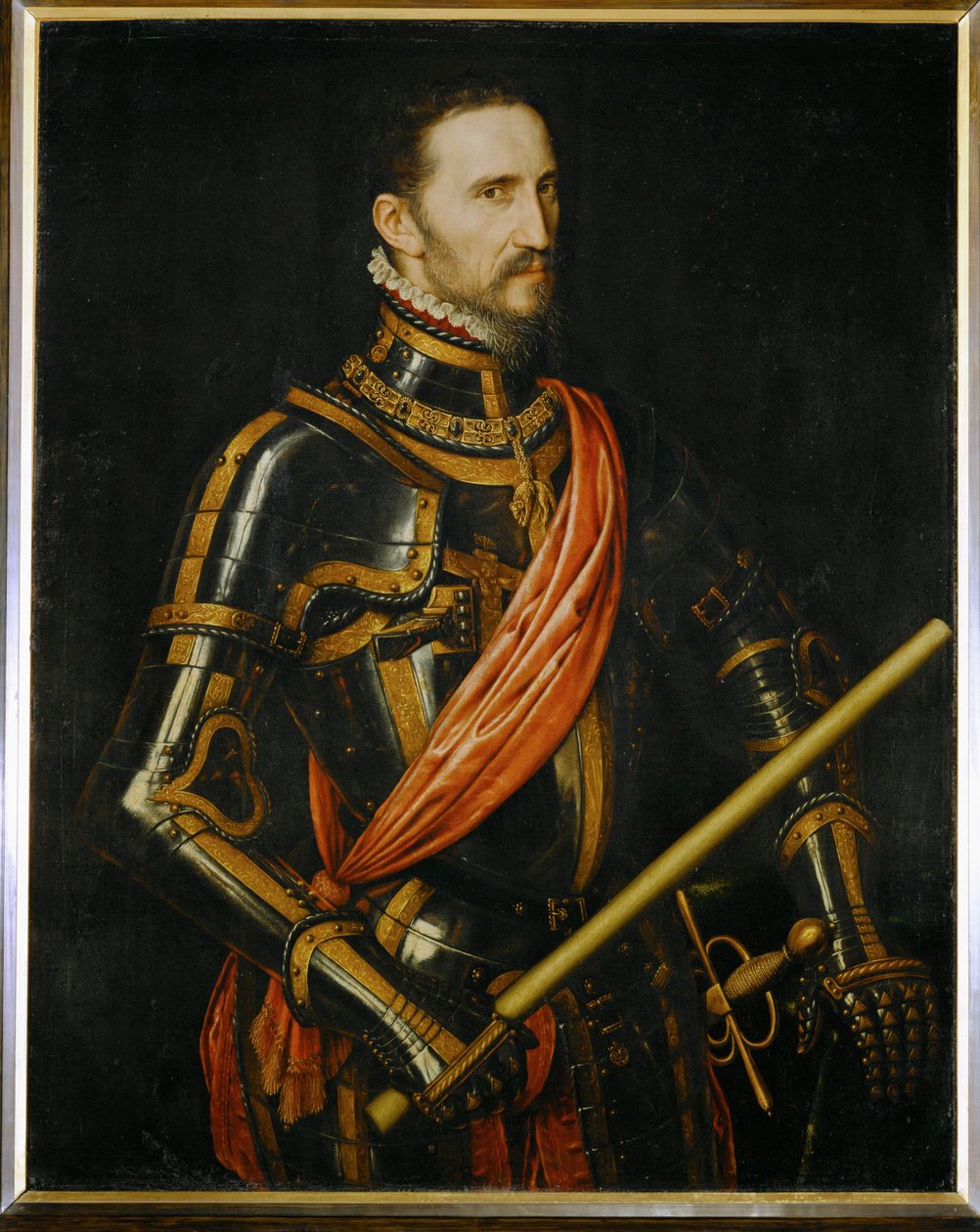 Fernando Alvarez de Toledo, hertug af Alba ... (maleri på lærred) af Anthonis van Dashorst (c.1519 1576/77) Mor