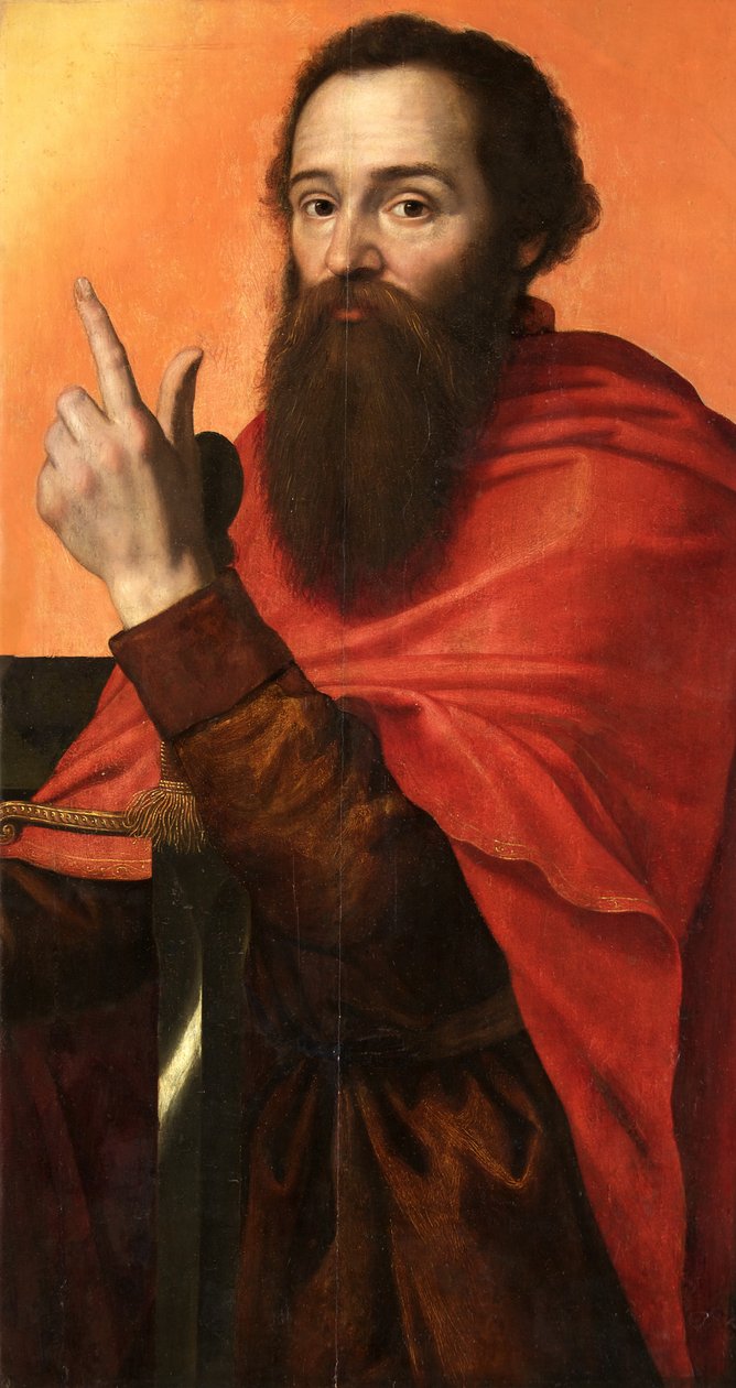 Saint Paul, ca. 1556 (olie på panel) af Anthonis Mor van Dashorst