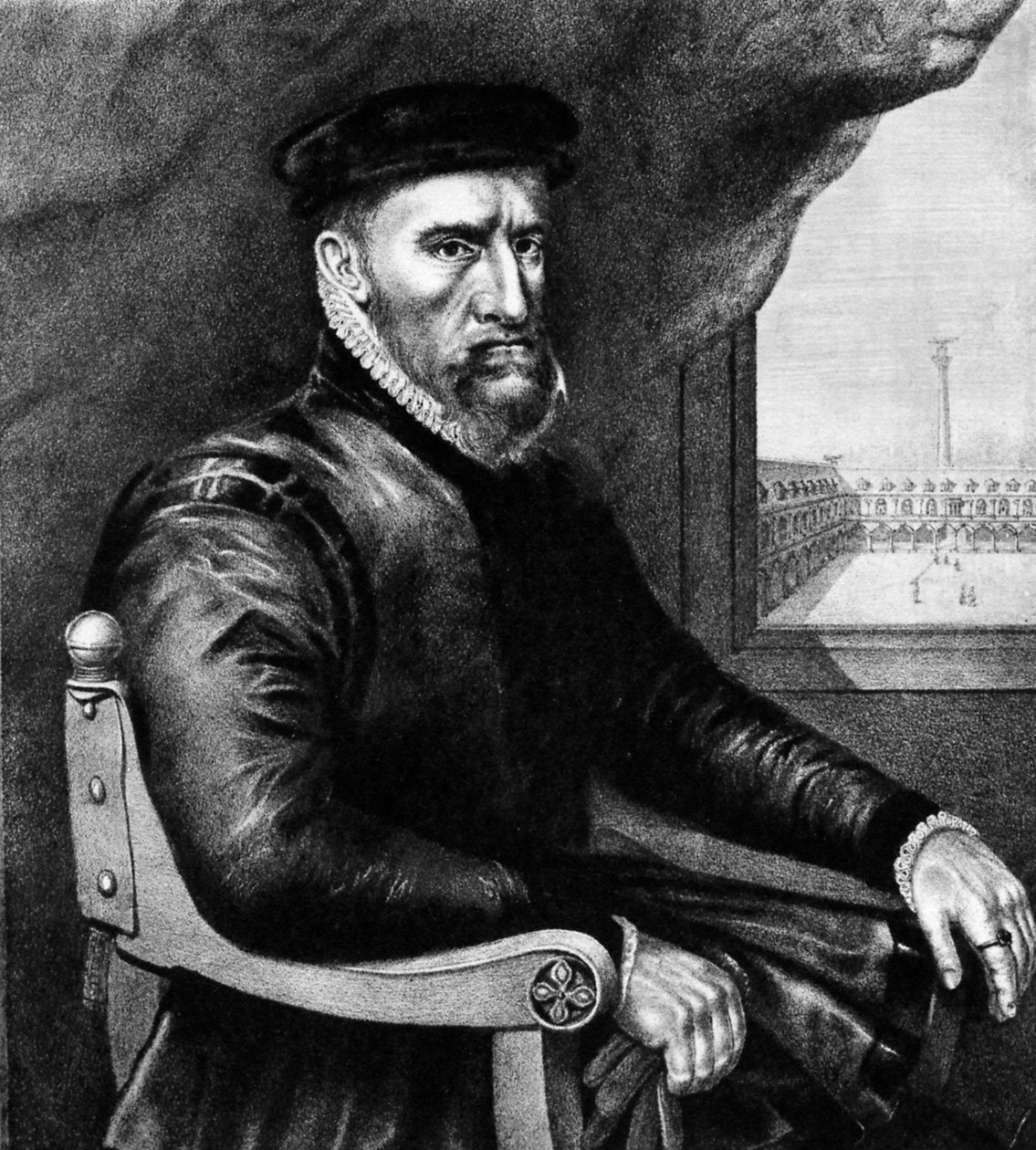 Sir Thomas Gresham af after Anthonis Mor van Dashorst