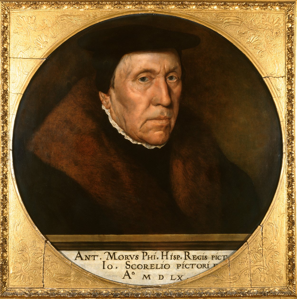 Jan van Scorel (1495-1562) 1560 (olie på panel) af Anthonis van Dashorst Mor