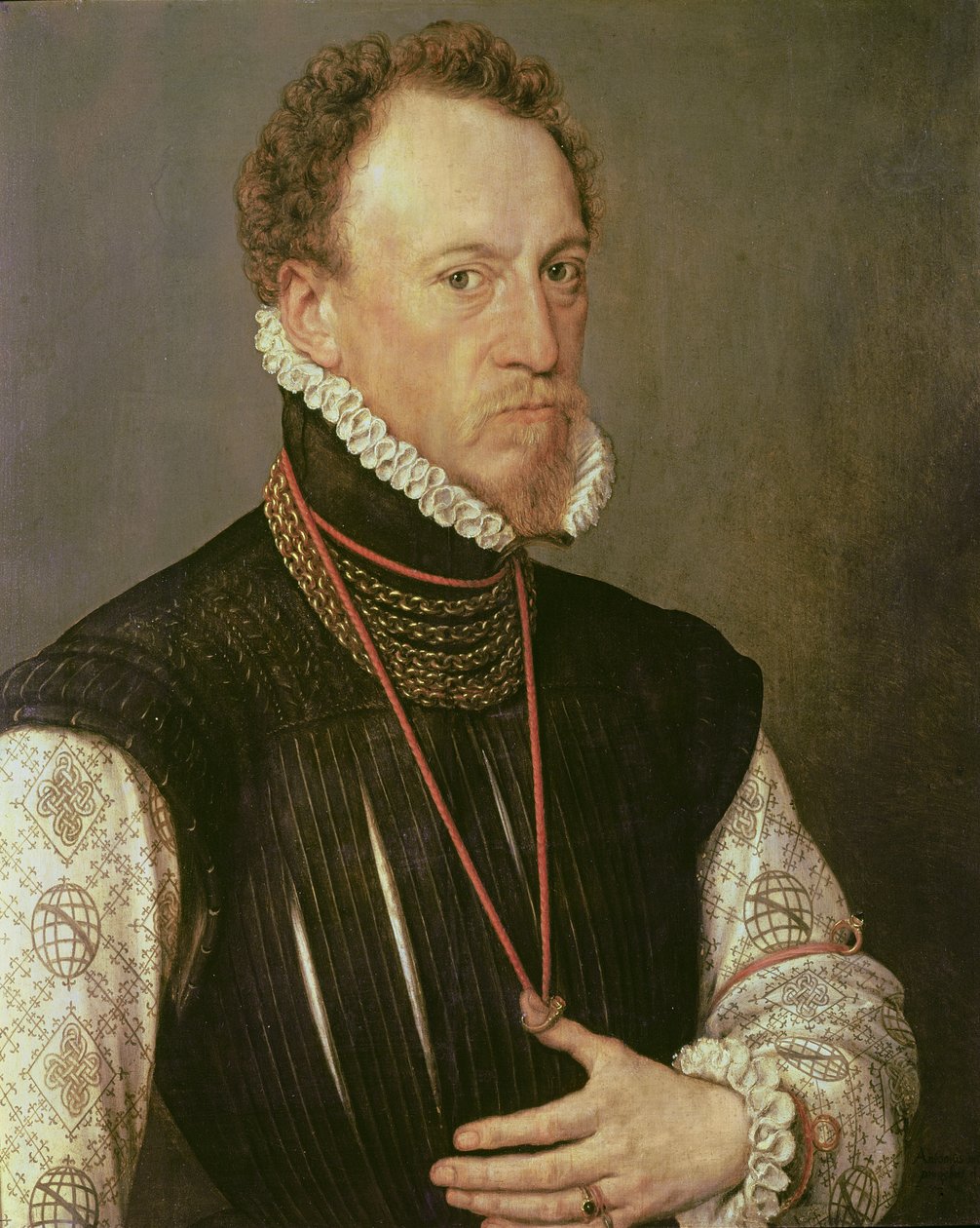 Sir Henry Lee (1533-1611), 1568 (panel) af Anthonis van Dashorst Mor