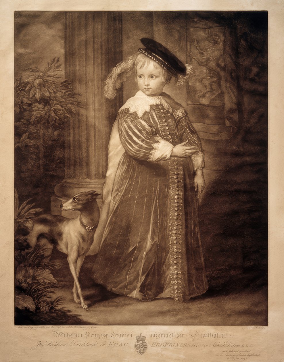Wilhelm II af Orange-Nassau som barn af Anthony van Dyck