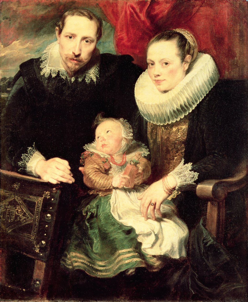 Et familieportræt, ca.1618-21 af Anthony van Dyck