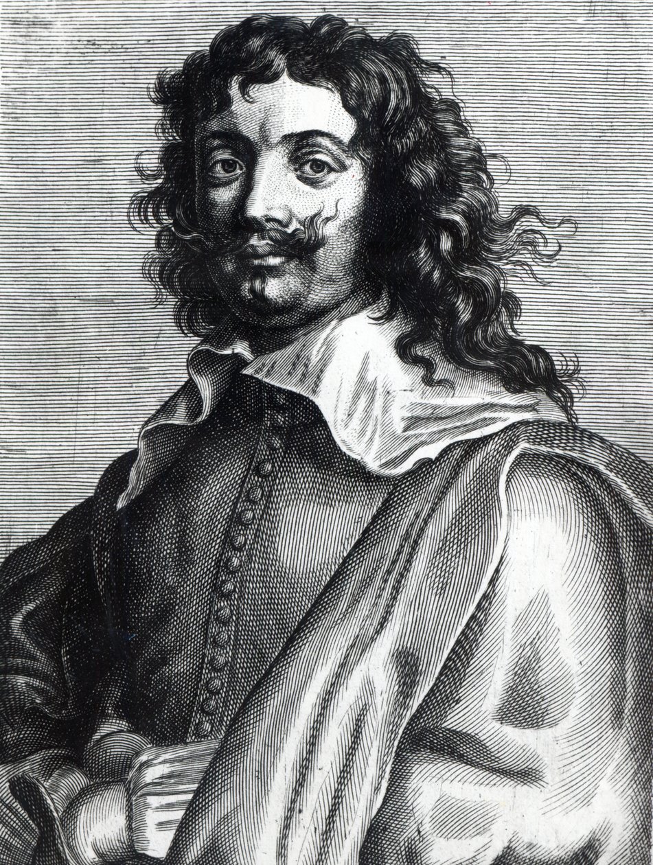 Adriaen Brouwer, graveret af Edme de Boulonois af Anthony van Dyck