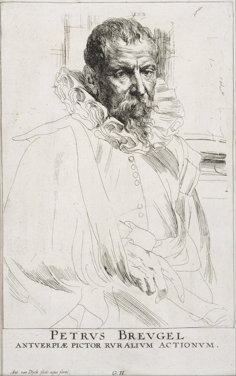 Pieter Brueghel af Anthony van Dyck