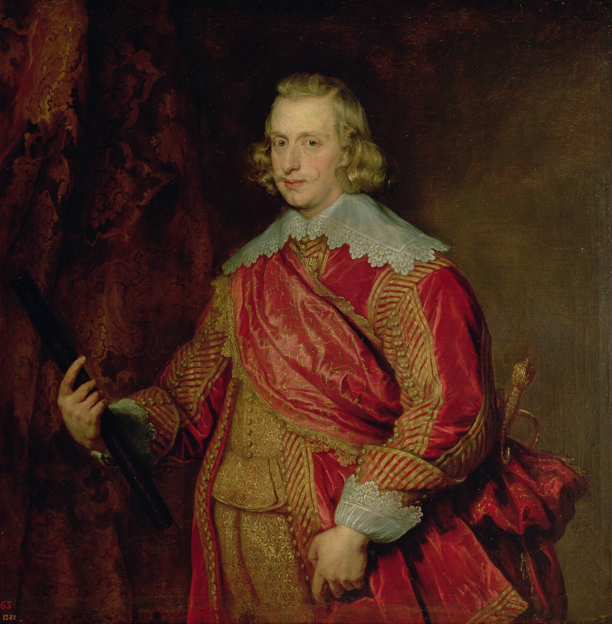Portræt af Cardinal-Infante Ferdinand af Østrig, ca. 1634 af Anthony van Dyck