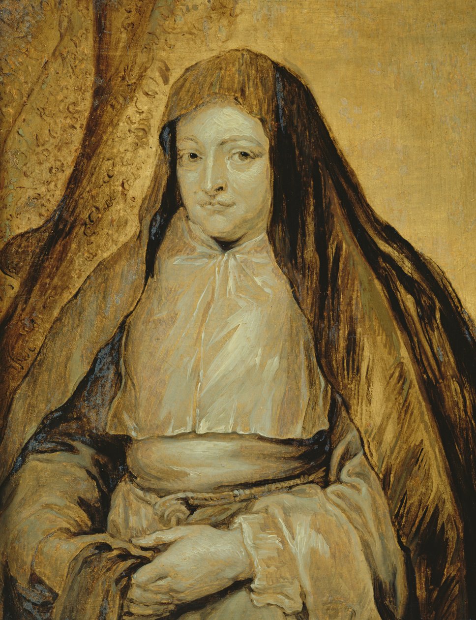 Portræt af Infanta Isabella Clara Eugenia af Spanien, c.1627-32 af Anthony van Dyck