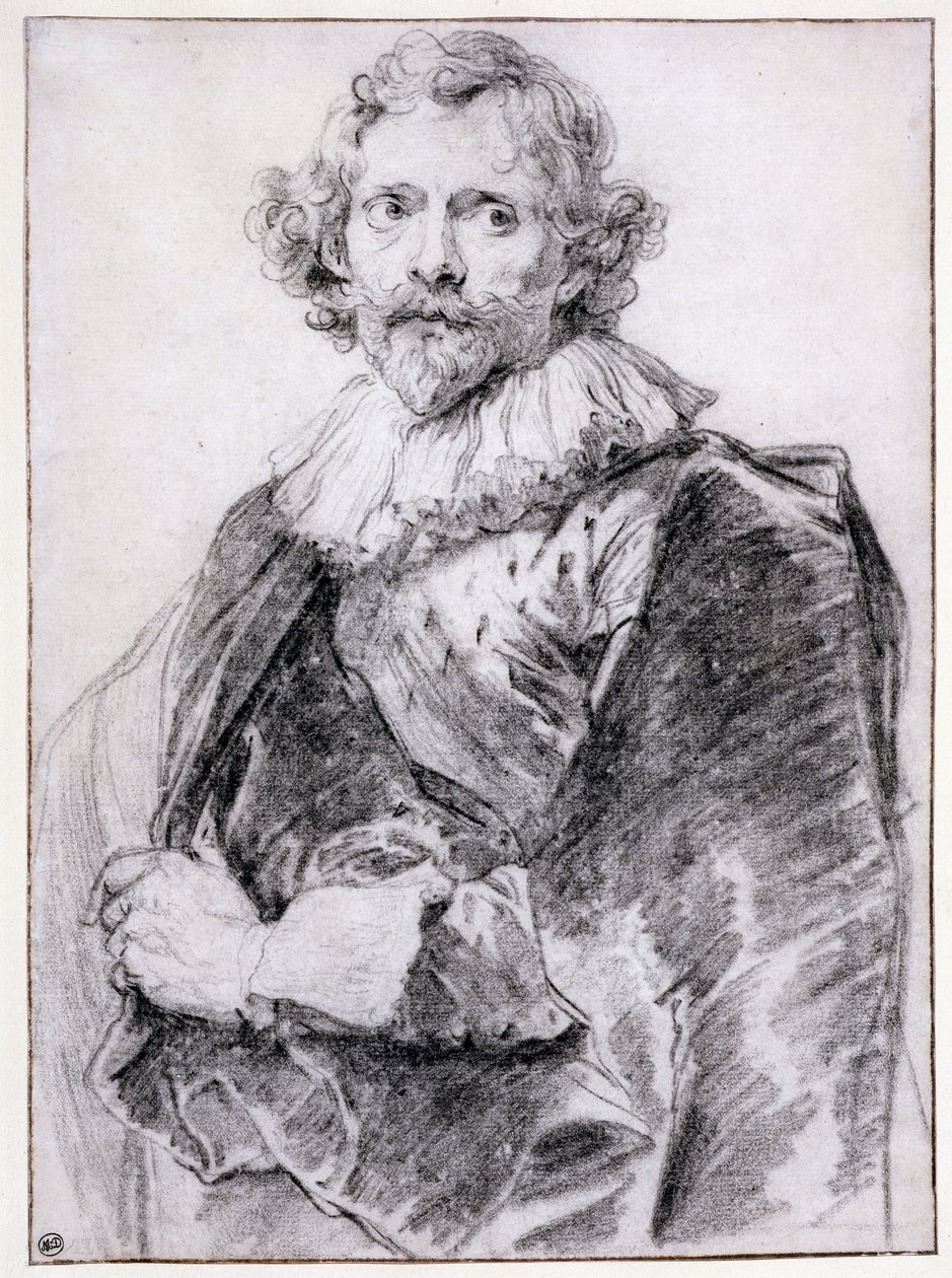 Portræt af Lucas Vorsterman (1595-1675), c.1631 af Anthony van Dyck
