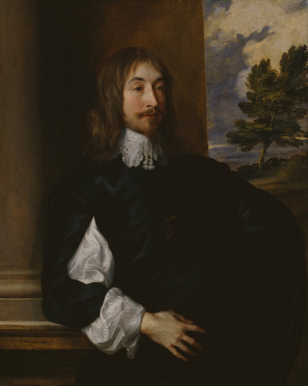 Portræt af Sir William Killigrew af Anthony van Dyck