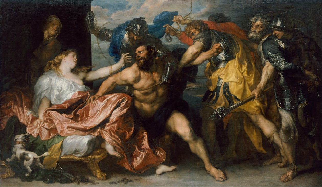 Samson og Delila af Anthony van Dyck
