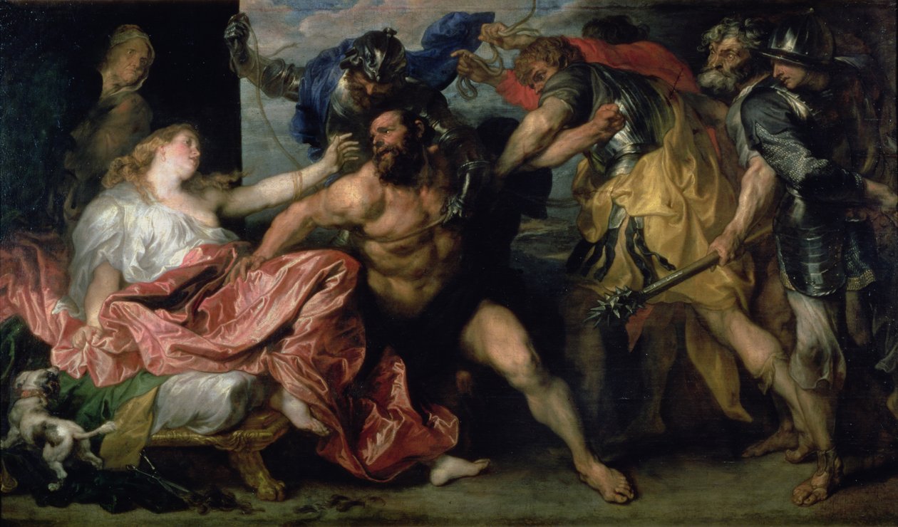 Arresten af Samson, c.162830 af Anthony van Dyck