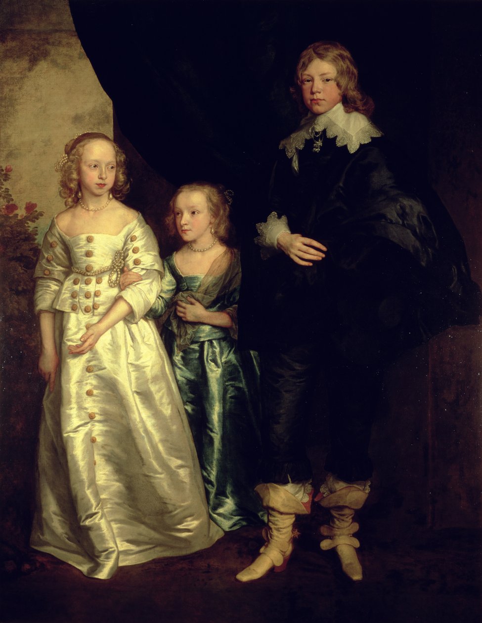 The Children of Thomas Wentworth, 1st Earl of Strafford, 17th century af Anthony van Dyck