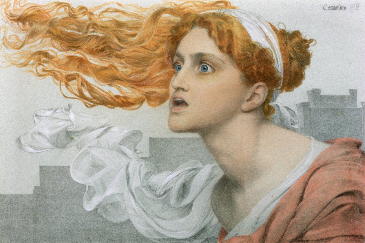 Cassandra af Anthony Frederick Augustus Sandys