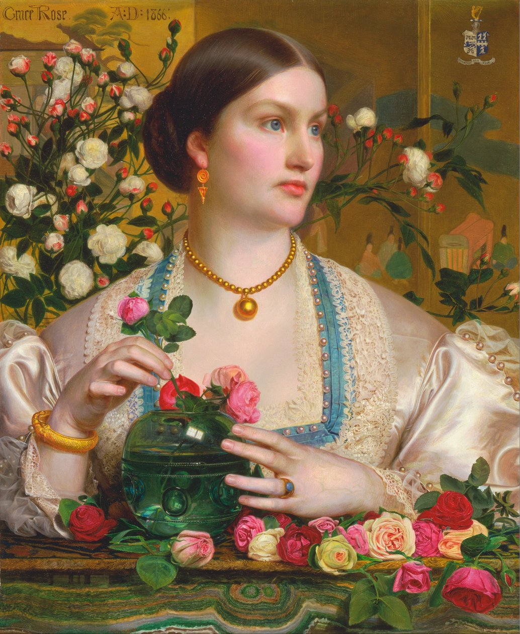 Grace Rose af Anthony Frederick Augustus Sandys