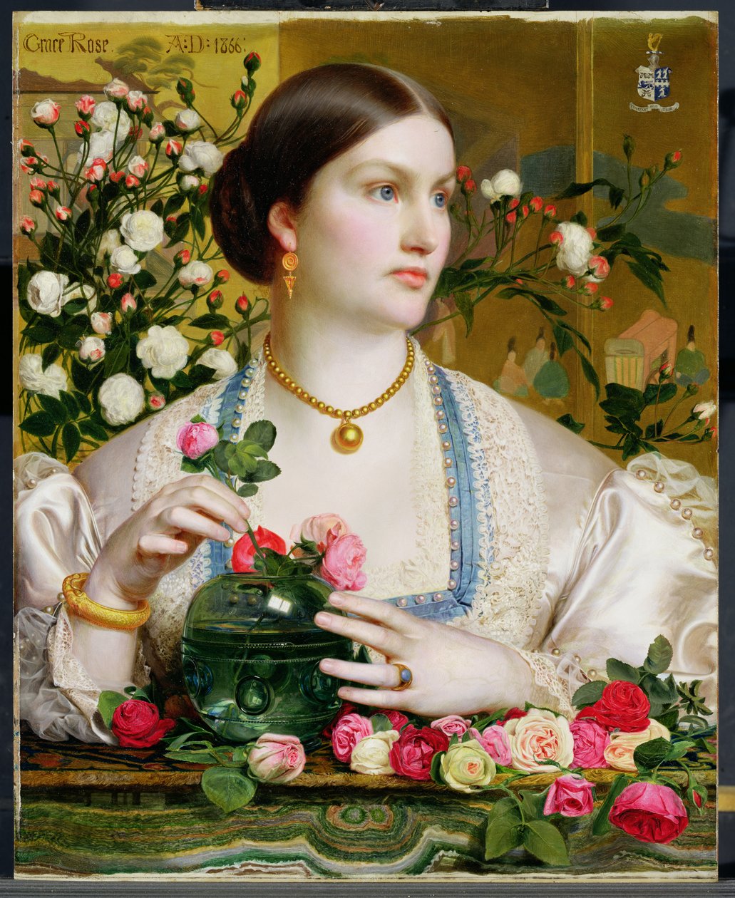 Grace Rose, 1866 af Anthony Frederick Augustus Sandys