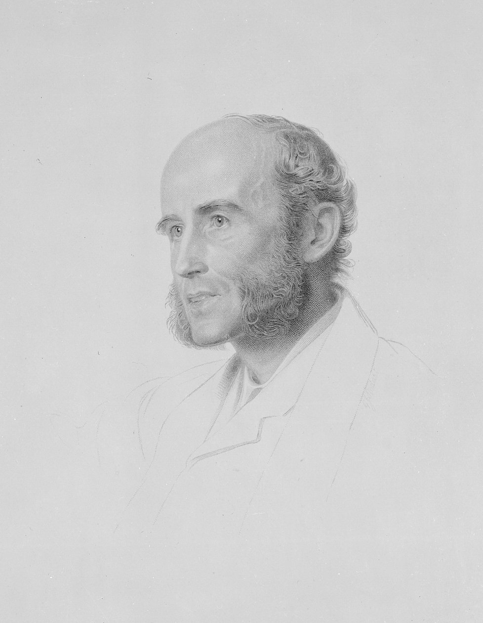 John Richard Green, graveret af George J. Stodart af Anthony Frederick Augustus Sandys