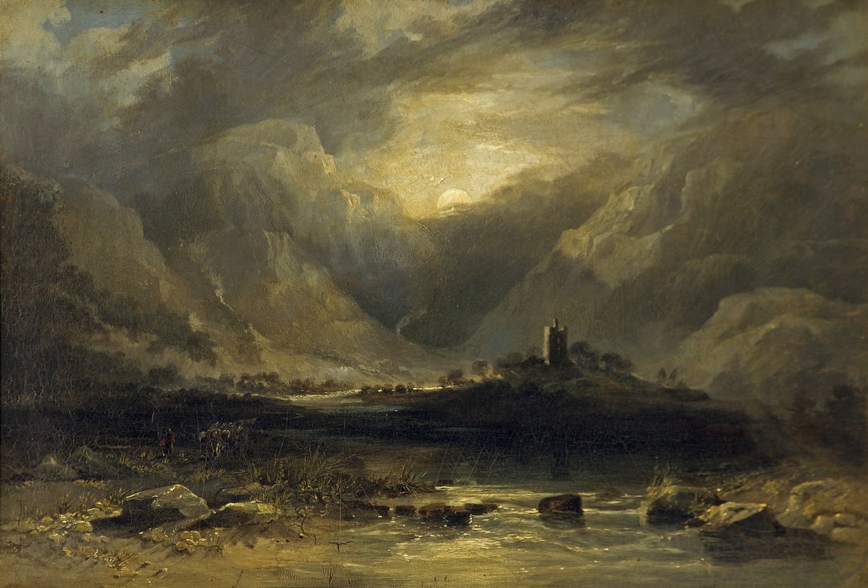 Vale of Llanberis, Snowdon, North Wales af Anthony Vandyke Copley Fielding
