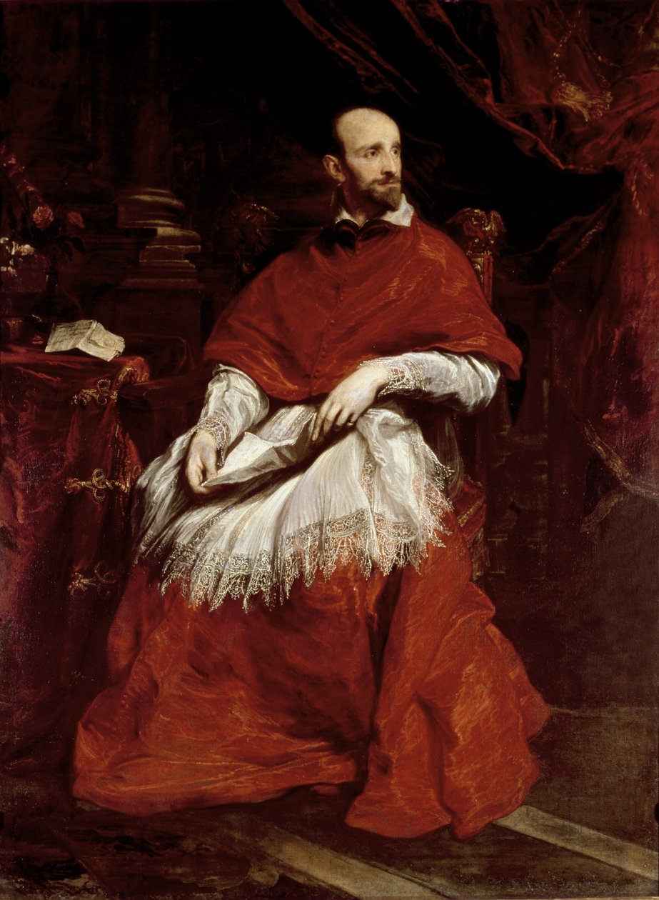 Kardinal Guido Bentivoglio (1579-1644) af Anthony van Dyck