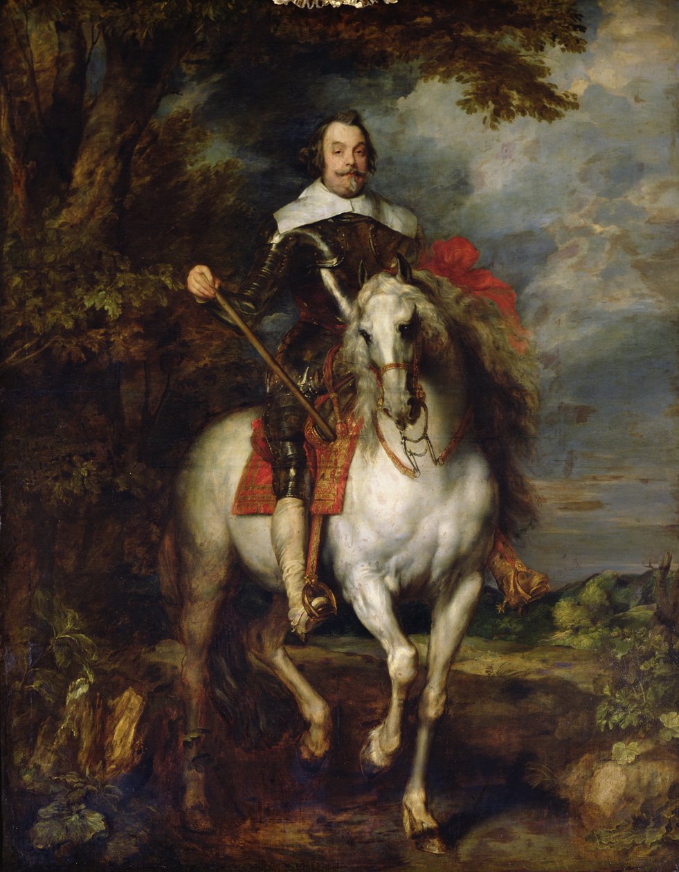 Ridesportræt af Don Francisco de Moncada (1586-1635) af Anthony van Dyck