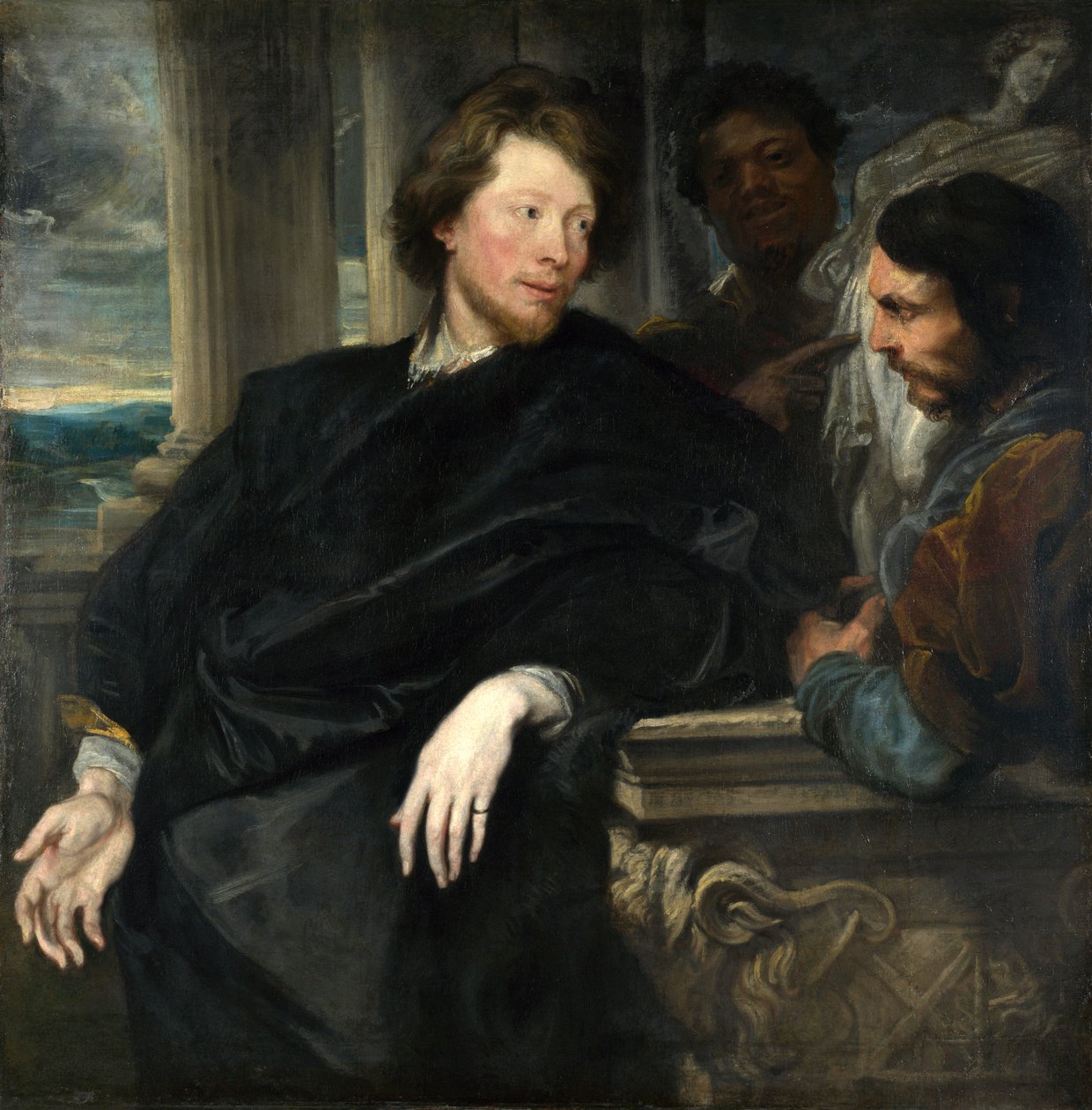 George Gage med Two Men og Thom Yorke af Anthony van Dyck