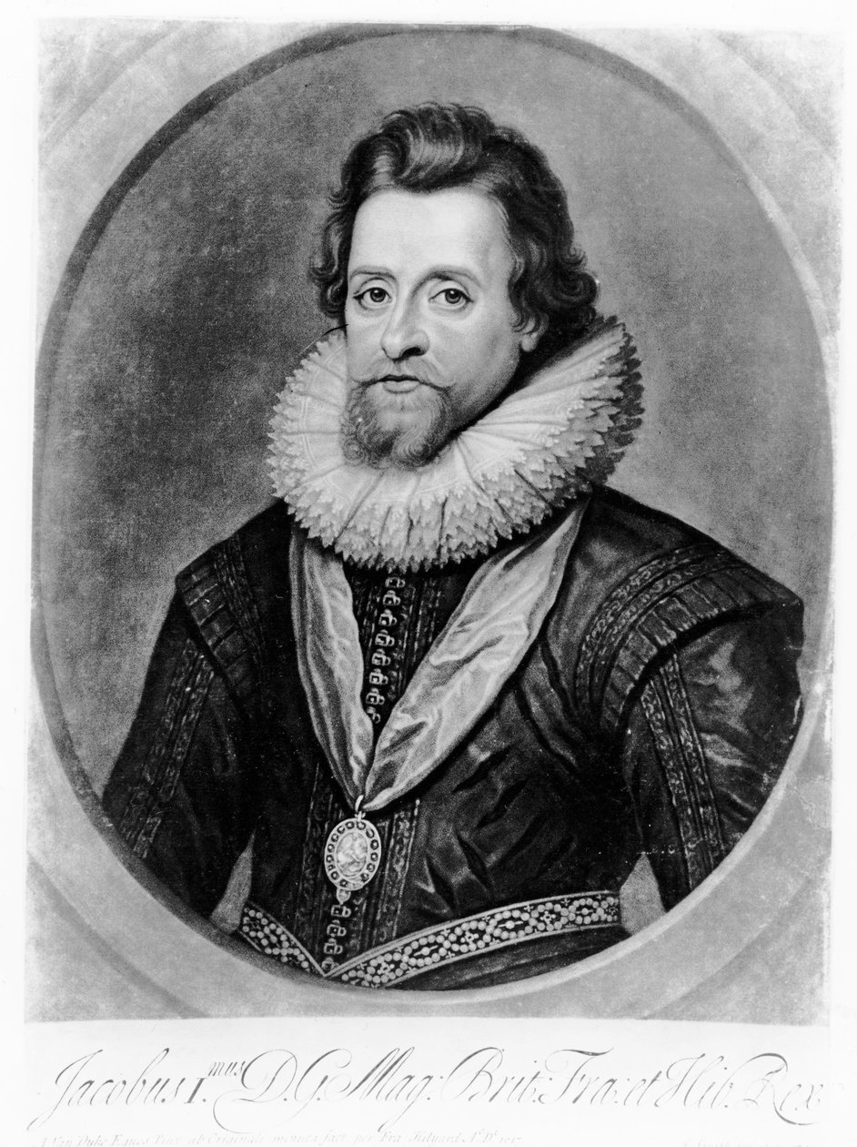 James I af England, James VI af Skotland af Anthony van Dyck
