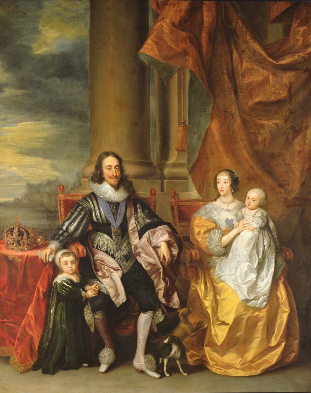 Kong Charles I (1600-49) og hans familie af Anthony van Dyck