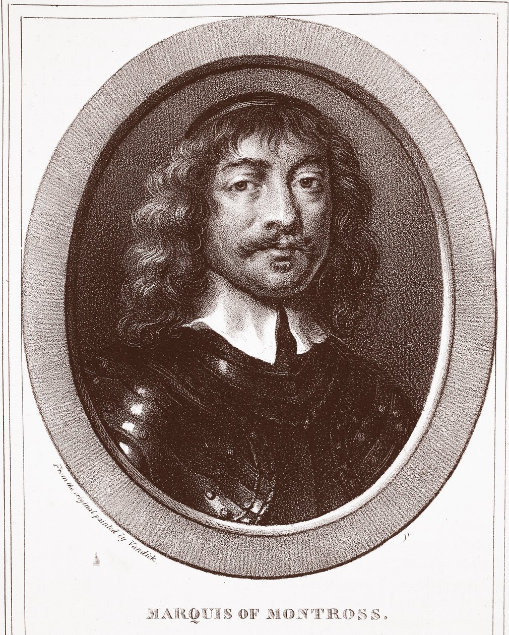 Markis af Montross, graveret af de Ducarme af Anthony van Dyck